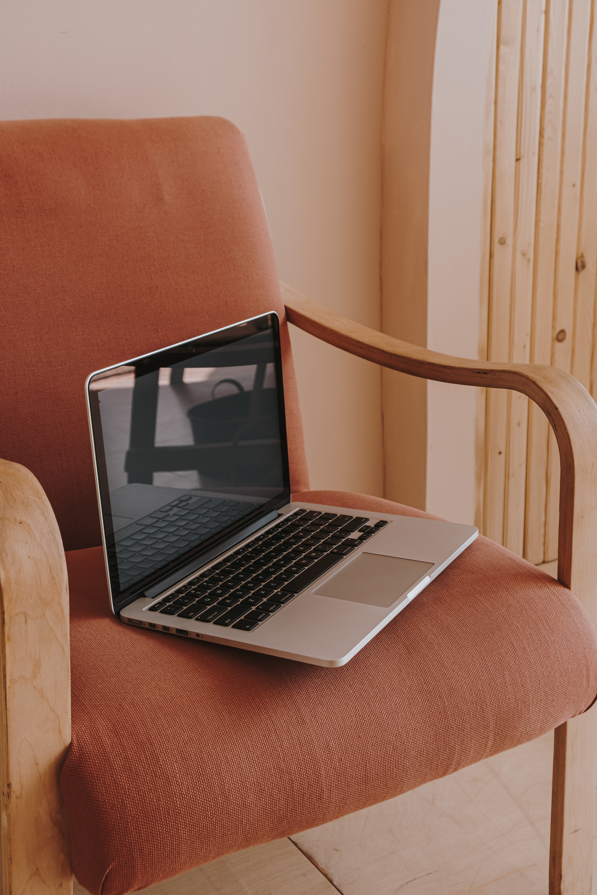 Laptop on an Armchair